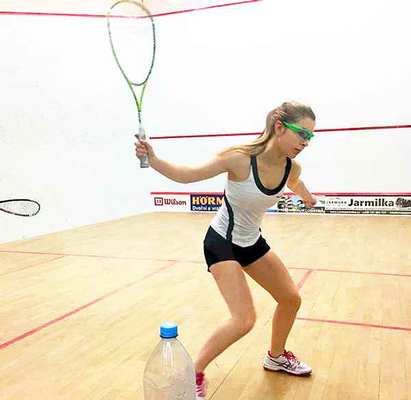 Nathalie Malmström tog JSM-silver i squash