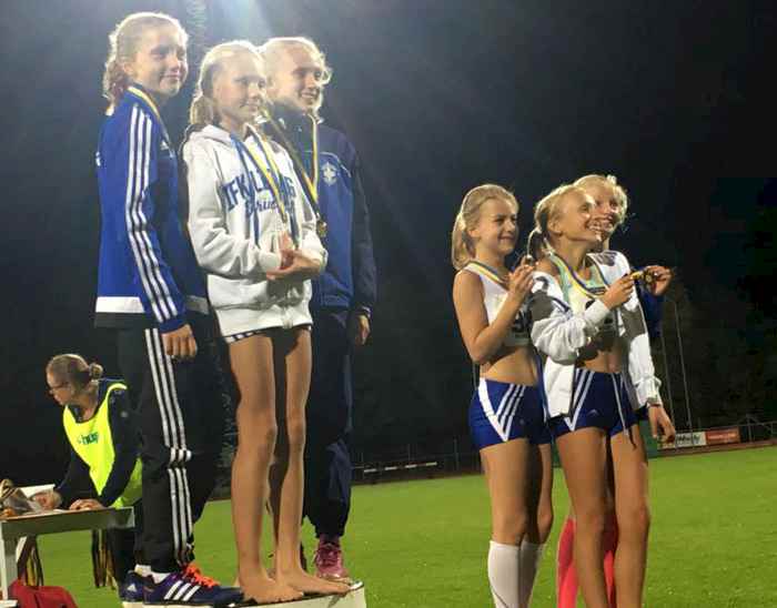 Tolv Stafett-DM-medaljer för IFK Lidingö Friidrott