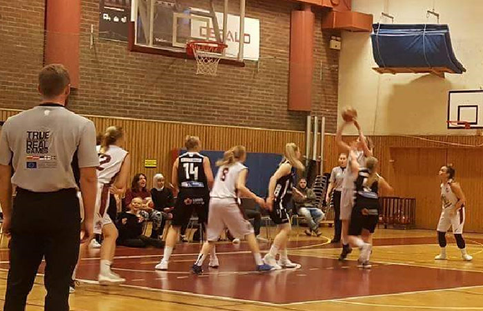 Bild från Lidingö Baskets möte med Luleå Stars. Foto: Ylva Gardell