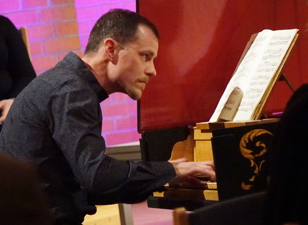 Benjamin Åberg spelade en aria med fem variationer ur Goldbergvariationerna.