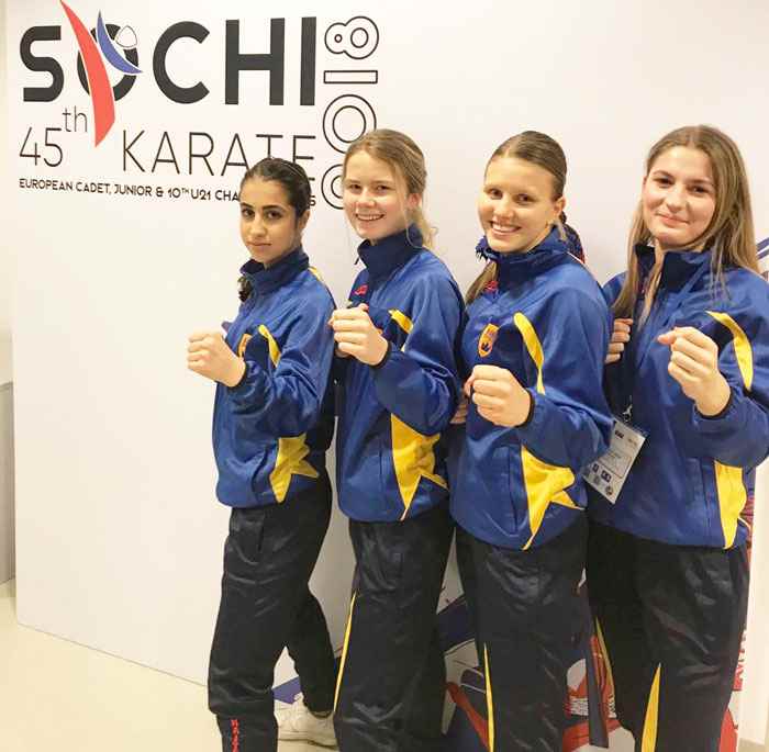 Loren Zarei från Elit tog karatebrons i Sochi