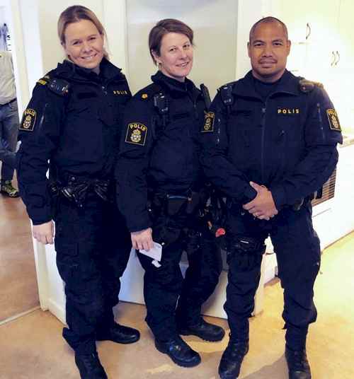 Polisen besökte Källängens nior och pratade om narkotika