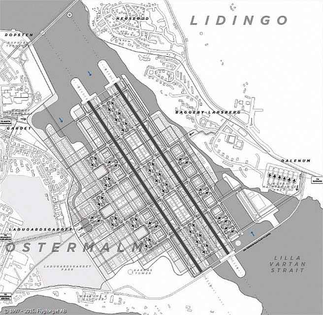Lidingö kan få egen flygplats utanför Dalénum