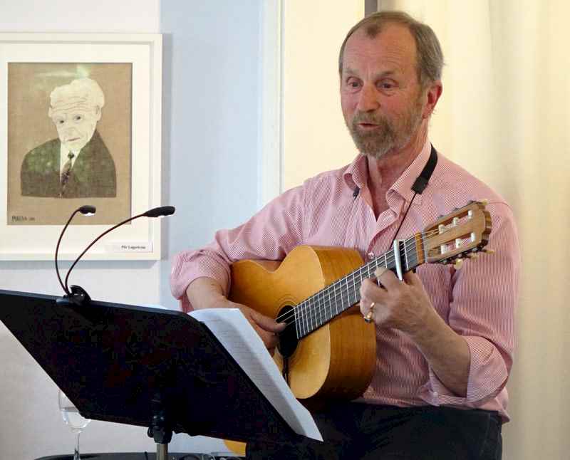 Trubaduren Johan Taube fyllde museet med sång