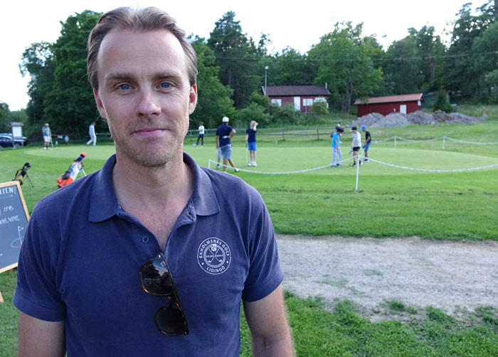 Johan Mihkelson Ringqvist, som äger Ekholmsnäs Golf, lanserar nu en ny möjlighet för golfare över hela världen. Arkivbild