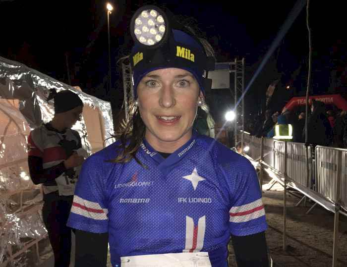 Helena Karlsson, Lidingö SOK, vann SM-guld i natt